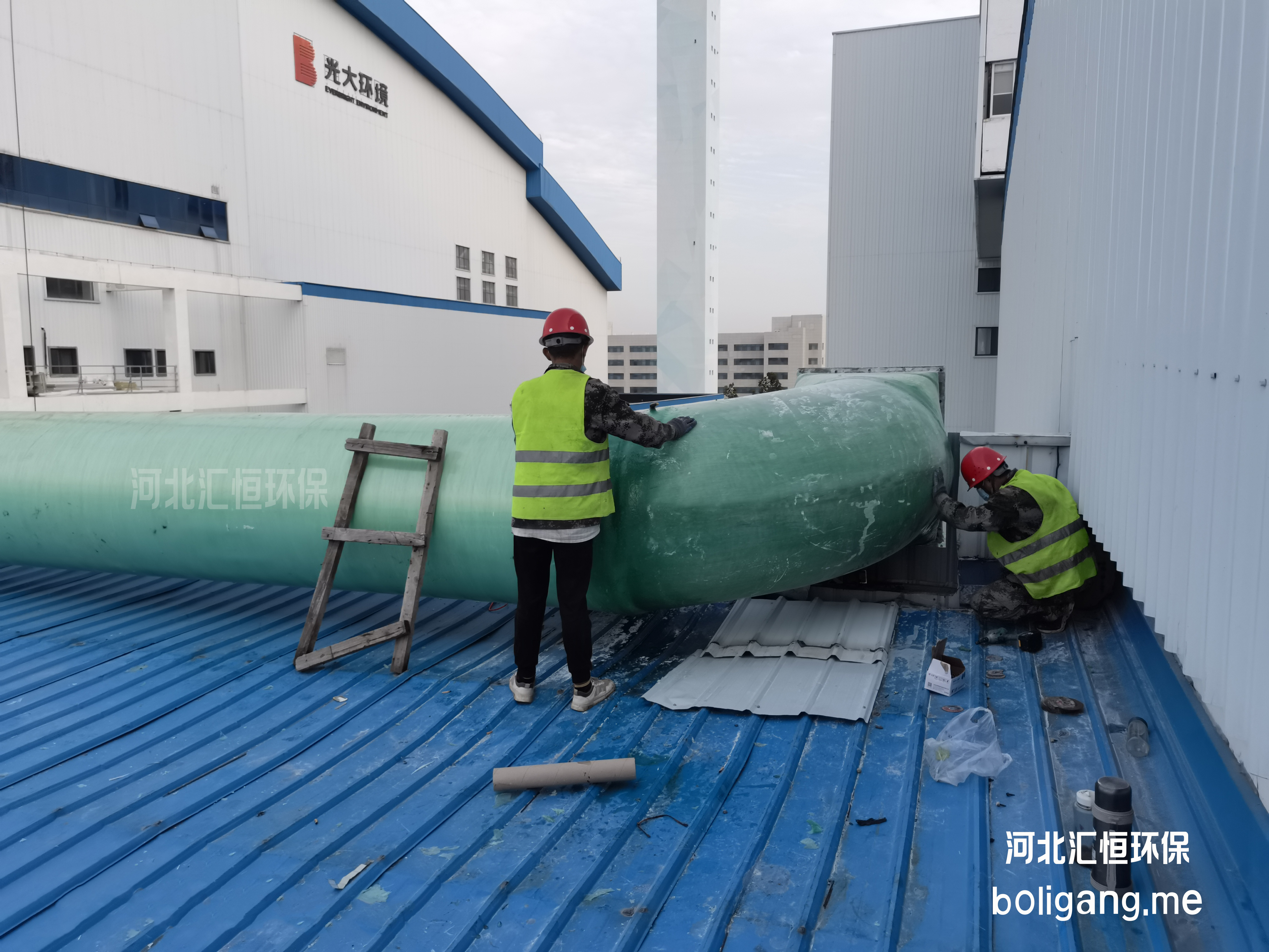 垃圾焚烧厂废气治理风管