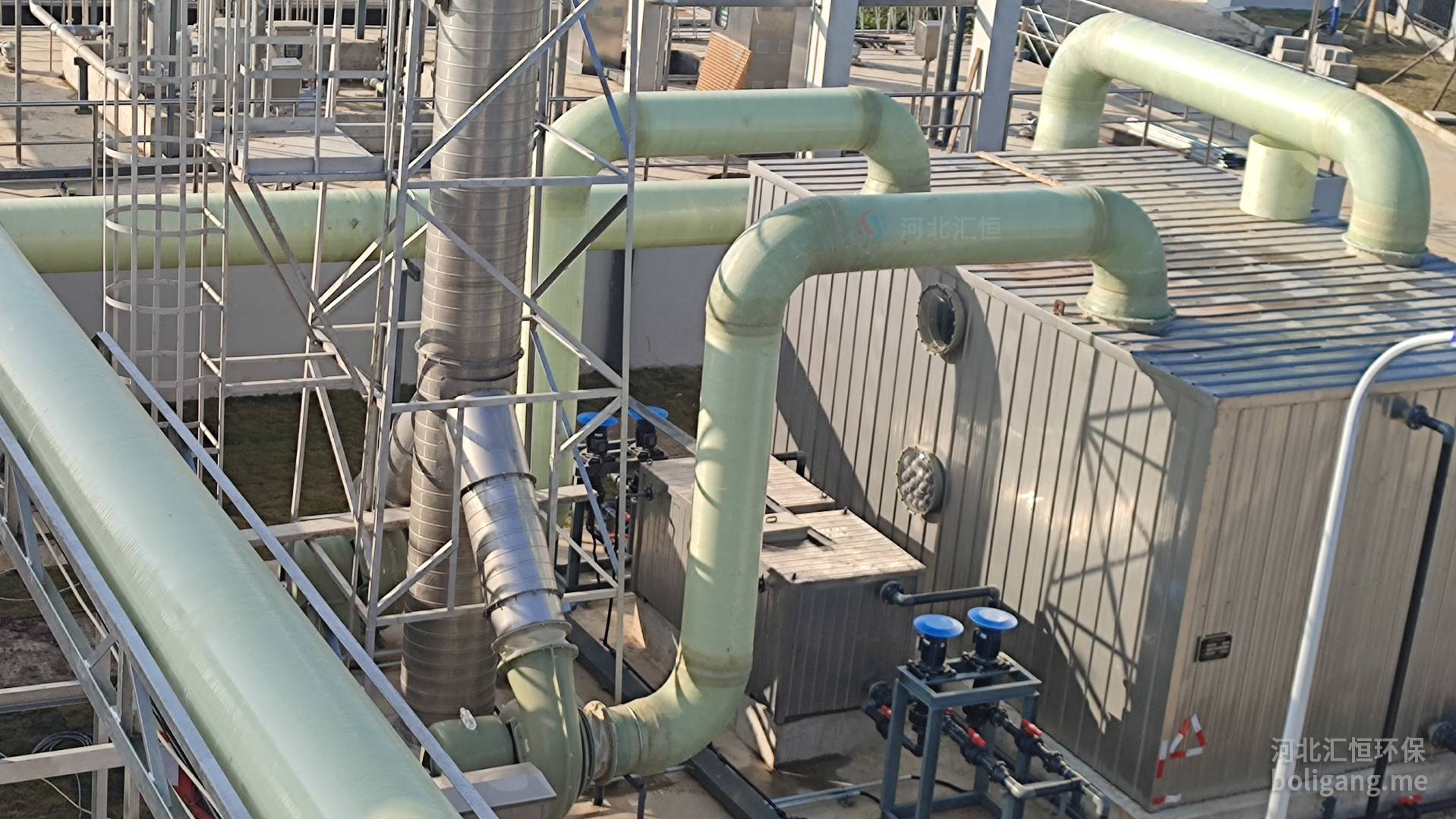 污水厂通风管道施工实例