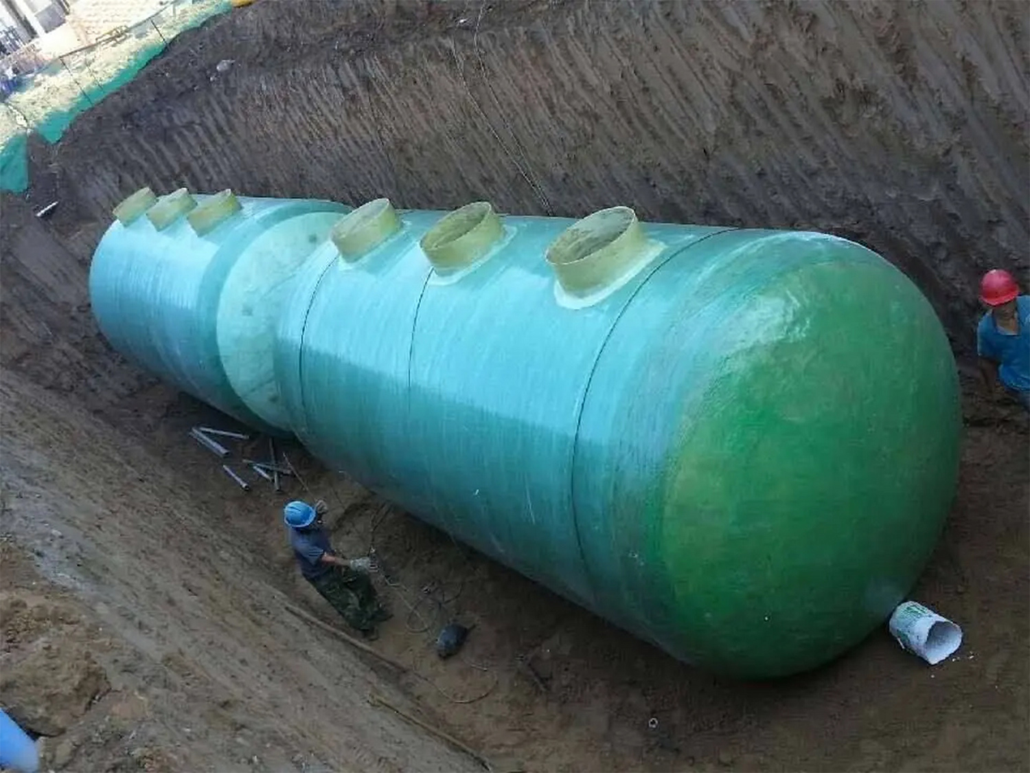 大容积缠绕式玻璃钢化粪池-新农村改造化粪池